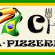 Logo del ristorante "Cucù Chanel" con scritta "Churrascaria, Pizzeria, Lounge Bar".