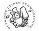 Cartoon-Schweinehund mit Text "Bezwinge deinen Schweinehund" im Kreis um das Bild.