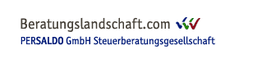 Beratungslandschaft.com Logo mit Text "PERSALDO GmbH Steuerberatungsgesellschaft".