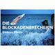 Grafik einer Frau, die ins Meer springt, mit dem Titel "Die Blockadenbrecherin".
