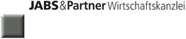 Logo mit Text: "JABS & Partner Wirtschaftskanzlei" neben einem grauen Quadrat.