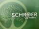 Grünes Logo mit Baum und Schriftzug "Schroer Gartenbau" darauf.
