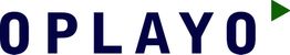 Logo mit dem Text "OPLAYO" und einem kleinen grünen Dreieck rechts oben.