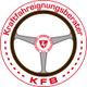 Logo mit Lenkrad, Text: "Kraftfahreignungsberater" und "KFB", Wappen in der Mitte.