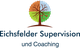 Logo: Baum mit bunten Kreissegmenten, darunter Text "Eichsfelder Supervision und Coaching".