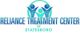 Logo for Reliance Treatment Center of Statesboro with abstract human figures in a circle.