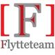 Logo med bogstavet F i røde kantede parenteser, teksten "Flytteteam" nedenunder.