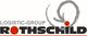 Logo der Logistic-Group Rothschild mit rotem Punkt und grauem Kreis auf weißem Hintergrund.