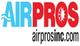 AirPros Inc logo with website URL; design includes wave and snowflake symbols.