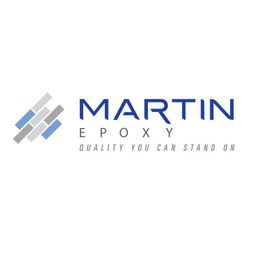 Logo: Martin Epoxy with the slogan "Quality You Can Stand On" and a geometric design.