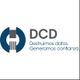 Logo de DCD con texto: "Destruimos datos. Generamos confianza".