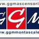 Logo con le lettere "GGM" e link ai siti www.ggmascensori.it, www.ggmmontascale.it.