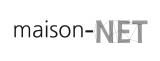 Text "maison-NET" in schwarz auf weißem Hintergrund.