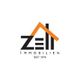 Logo von Zell Immobilien mit einem stilisierten Hausdach und der Aufschrift "Seit 1979".