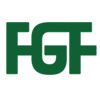 Grünes FGF-Logo auf weißem Hintergrund.