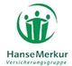 Logo der HanseMerkur Versicherungsgruppe: grüne Silhouetten und Schrift auf weißem Hintergrund.