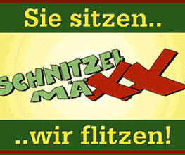 Sie sitzen wir flitzen