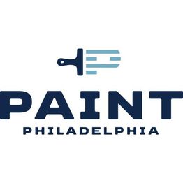 Logo with a paintbrush design above the text "PAINT PHILADELPHIA."