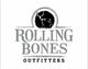 "Rolling Bones Outfitters logo with a deer silhouette above the text."