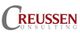 Logo mit Text: "Creussen Consulting" in Grau und Rot.