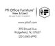 PTI Office Furniture logo and contact details in Ridgefield, NJ.