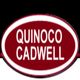 Red and white oval logo with the text "QUINOCO CADWELL" on a black background.