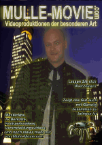 Ein Mann im Anzug vor nächtlicher Stadt und Text: "Mulle-Movie.com - Videoproduktionen".
