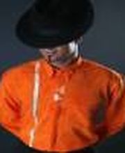 Hemd in Orange/batik