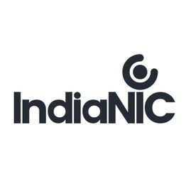 IndiaNIC logo with black text and a stylized "C" on top.