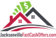 Logo featuring house shapes and a dollar sign, with text: Jacksonville Fast Cash Offers.