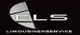 Schwarzes Logo mit den Buchstaben "ELS" und dem Text "Limousinenservice" in Silber.