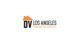 DV Los Angeles Contractor Services logo with an orange house roof graphic.
