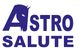 Logo con scritta "Astro Salute" e silhouette di un cavallo al posto della lettera A.