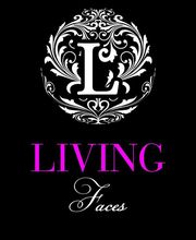 Make-up Schule Living faces Logo