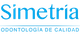 Logo de "Simetría" con el texto "Odontología de Calidad" en letra azul.