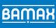 Logo con la scritta "BAMAX" in bianco su sfondo blu, intervallata da una stella.