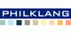 Logo mit "PHILKLANG" in Blau und mehreren farbigen Rechtecken darunter.