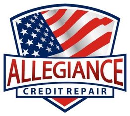 Shield logo with the U.S. flag and text "Allegiance Credit Repair".