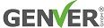 Logo mit dem Schriftzug "GENVER" und einem grünen Haken als Buchstabe "V".
