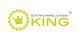Logo mit Krone und Text "Entrümpelungs-King" in gelb auf weißem Hintergrund.
