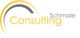 Logo mit Kreisen und Schriftzug "Schmale Consulting" in Gelb und Grau.