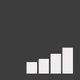 Vier vertikale Balken in aufsteigender Höhe auf grauem Hintergrund.