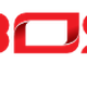 Logo van BOS Tap- & Eventservice met rode en gele letters op zwarte achtergrond.