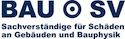 Logo von BAU SV, Sachverständige für Schäden an Gebäuden und Bauphysik.