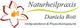 Logo mit Blume und Text: "Naturheilpraxis Daniela Bott, Heilpraktikerin & Physiotherapeutin".