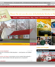 Website Wir bauen Kirche