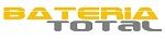 Texto del logo "Bateria Total" en colores amarillo y gris.
