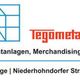 Logo von DME mit Text zu Regalbau, Ladenbau und Kontaktdetails in Zwickau.
