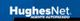 HughesNet logo with "Agente Autorizado" text on a blue background.