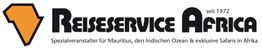 Logo von "Reiseservice Africa", Spezialist für Mauritius, Indischer Ozean und Safaris in Afrika.